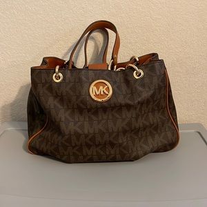 Michael Kors Brown and Crème Purse
